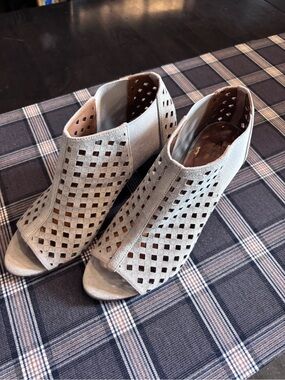 Aquatalia Cutout Peep-Toe Booties
